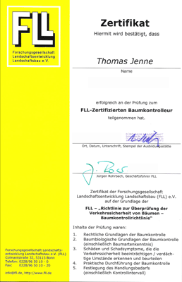 FLL-Baumkontrolleur